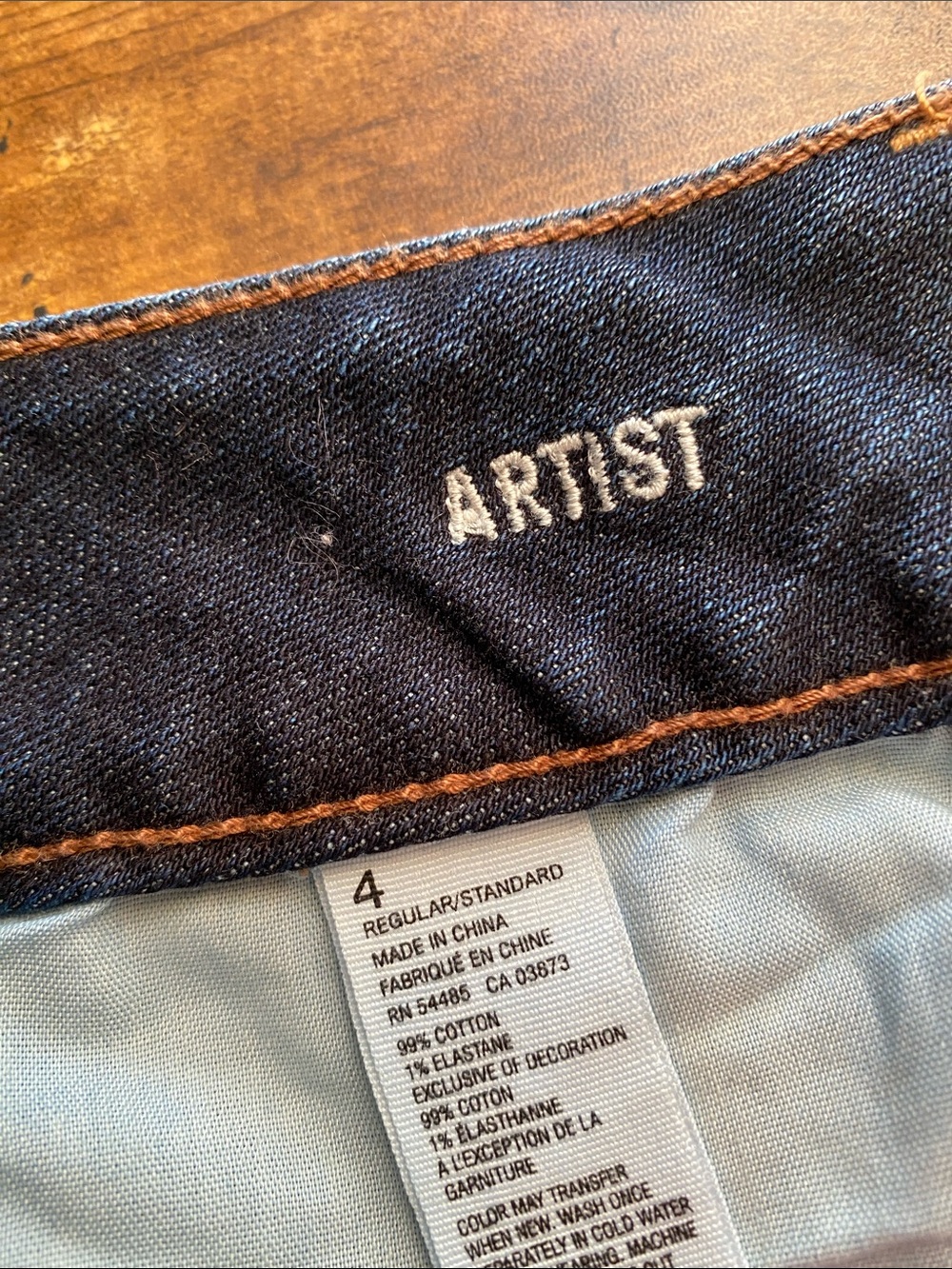 NWOT AMERICAN EAGLE Artist jeans size women’s 4 - Picture 8 of 8